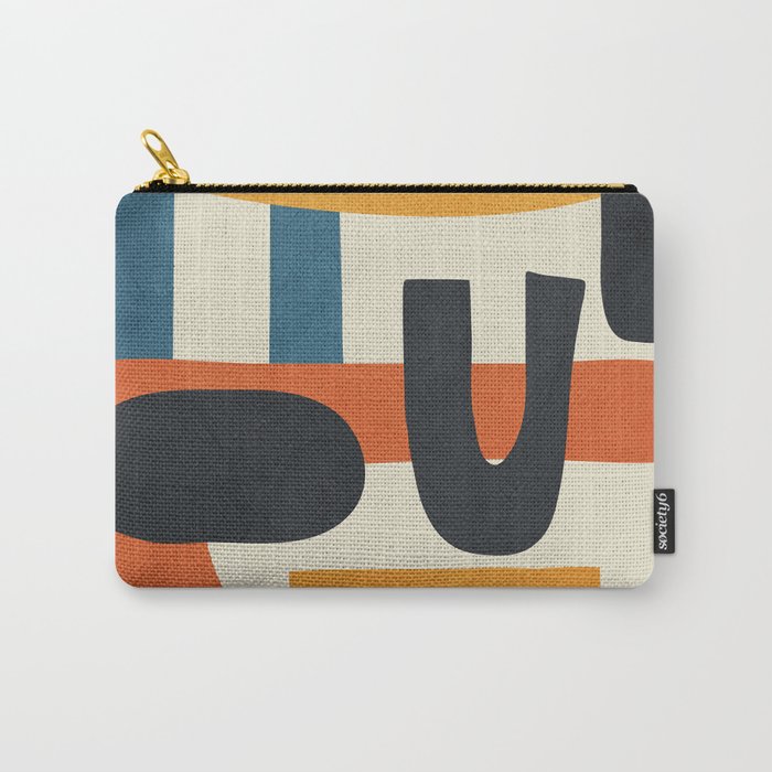 Abstract Colorful Setting 15 Carry All Pouch Gallery Image 1