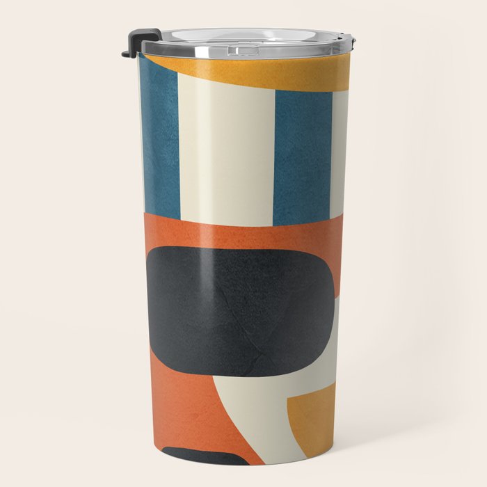 Abstract Colorful Setting 15 Travel Mug Gallery Image 3