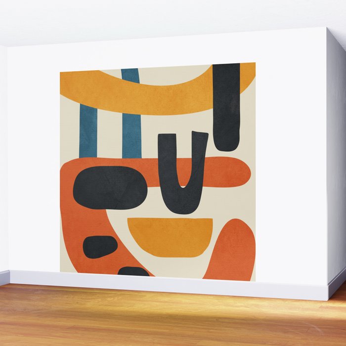 Abstract Colorful Setting 15 Wall Mural Gallery Image 2