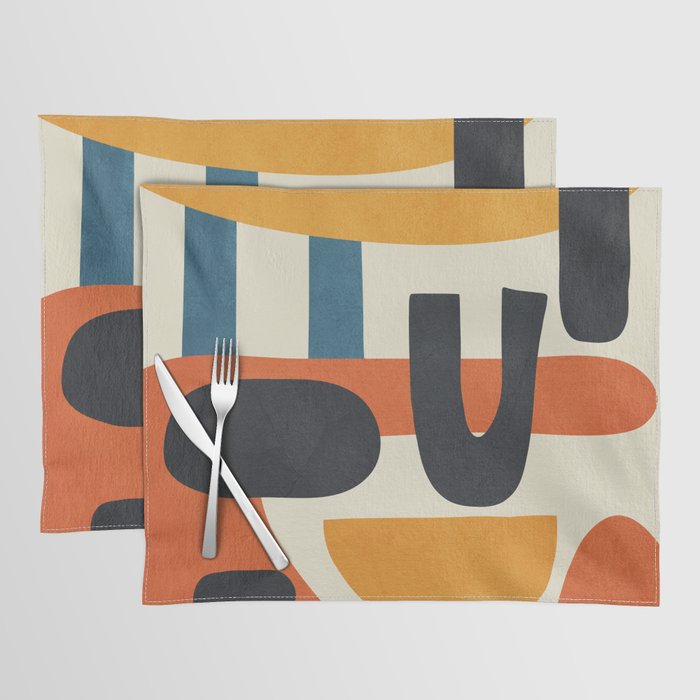 Abstract Colorful Setting 15 Placemat Gallery Image 1