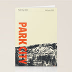 Park City Vintage Modern Poster Stationery Card Gallery Image 2