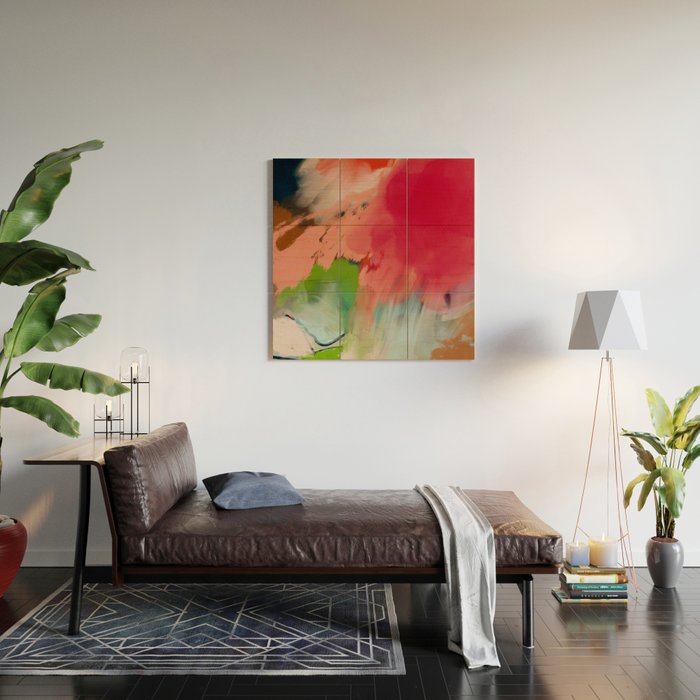 abstract spring color 23 2 Wood Wall Art Gallery Image 2