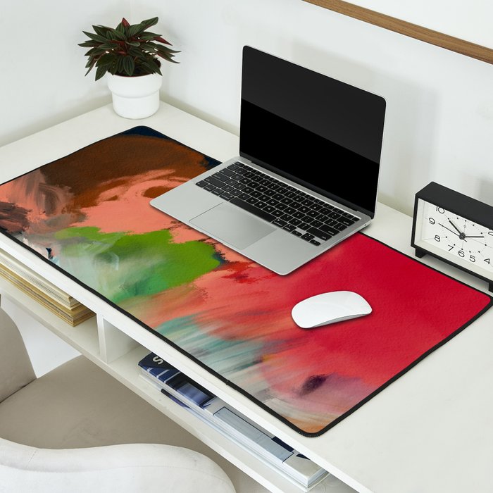 abstract spring color 23 2 Desk Mat Gallery Image 2