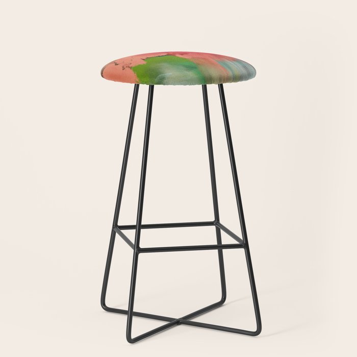abstract spring color 23 2 Stool Gallery Image 1