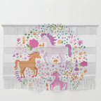 Unicorns Dancing in an Enchanted Garden Wall Hanging Gallery Image 1