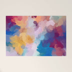 New Beginnings In Full Color | Abstract Texture Color Design Welcome Mat Gallery Image 1