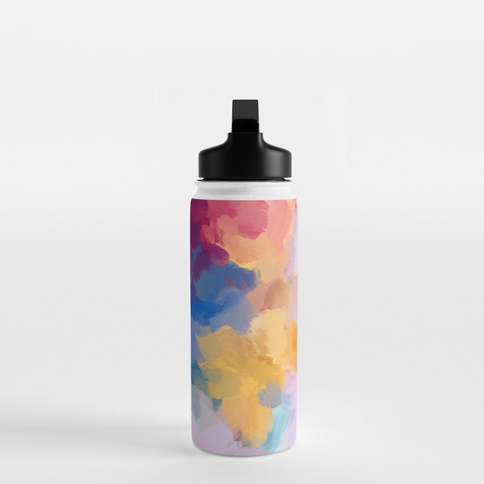 New Beginnings In Full Color | Abstract Texture Color Design Water Bottle Gallery Image 3
