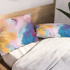 New Beginnings In Full Color | Abstract Texture Color Design Pillow Sham Gallery Image 2