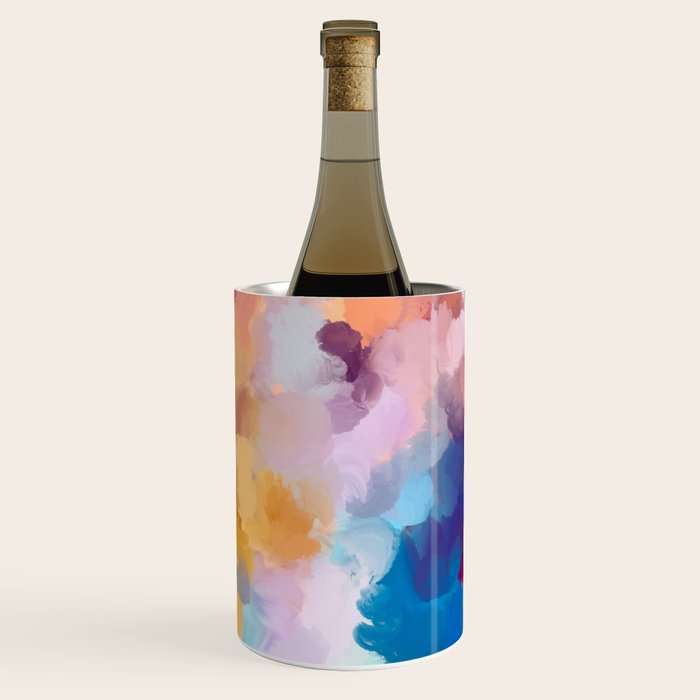 New Beginnings In Full Color | Abstract Texture Color Design Wine Chiller Gallery Image 1