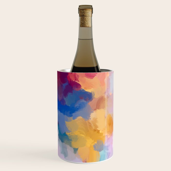 New Beginnings In Full Color | Abstract Texture Color Design Wine Chiller Gallery Image 2