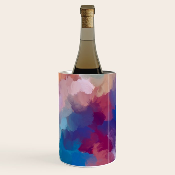 New Beginnings In Full Color | Abstract Texture Color Design Wine Chiller Gallery Image 3