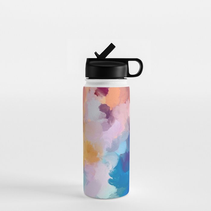 New Beginnings In Full Color | Abstract Texture Color Design Water Bottle Gallery Image 1