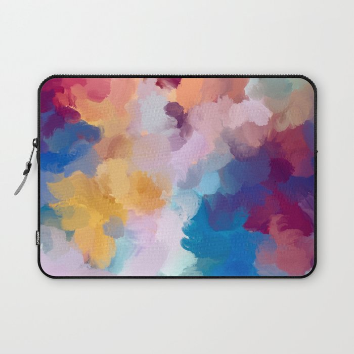 New Beginnings In Full Color | Abstract Texture Color Design Laptop Sleeve Gallery Image 1