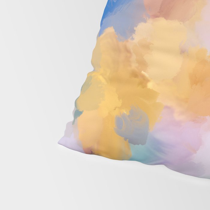 New Beginnings In Full Color | Abstract Texture Color Design Pillow Sham Gallery Image 4