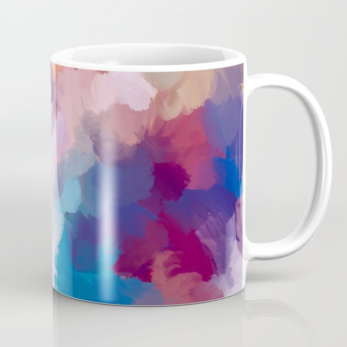 New Beginnings In Full Color | Abstract Texture Color Design Coffee Mug Gallery Image 1