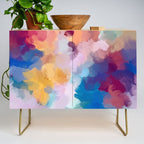 New Beginnings In Full Color | Abstract Texture Color Design Credenza Gallery Image 1