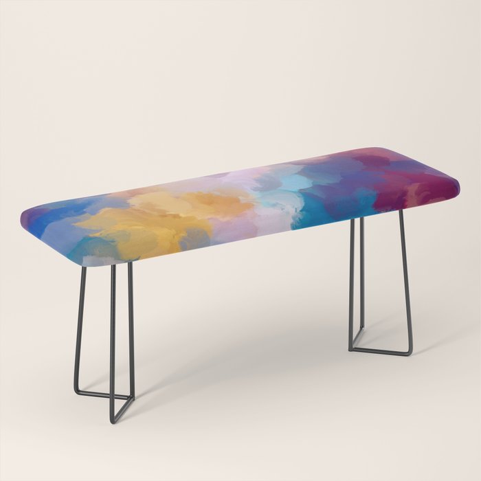 New Beginnings In Full Color | Abstract Texture Color Design Bench Gallery Image 1
