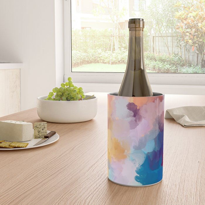 New Beginnings In Full Color | Abstract Texture Color Design Wine Chiller Gallery Image 4