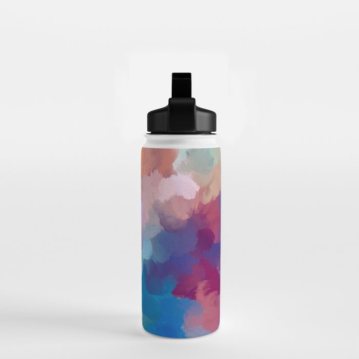 New Beginnings In Full Color | Abstract Texture Color Design Water Bottle Gallery Image 2