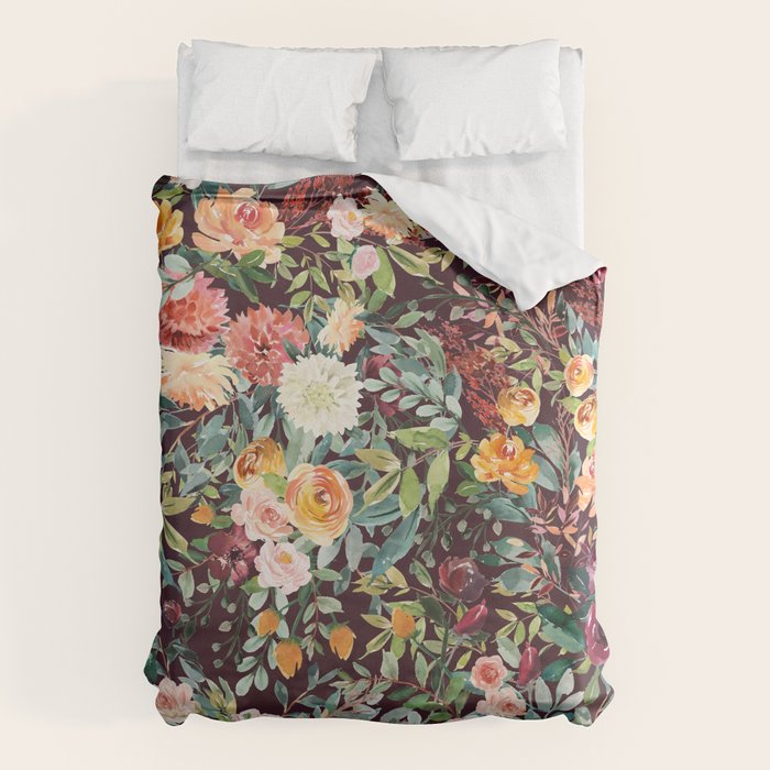 Fall Floral Duvet Cover Gallery Image 6