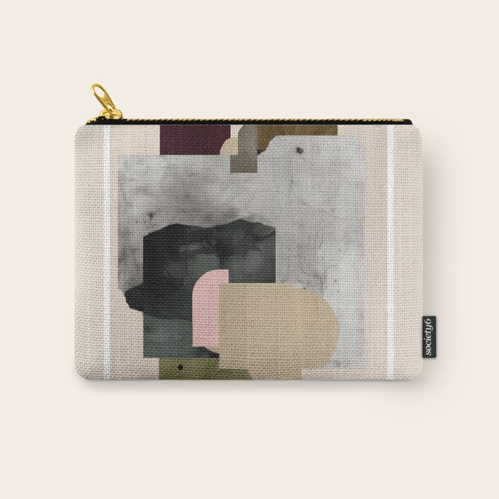 Soft Geometry III Carry All Pouch Gallery Image 1