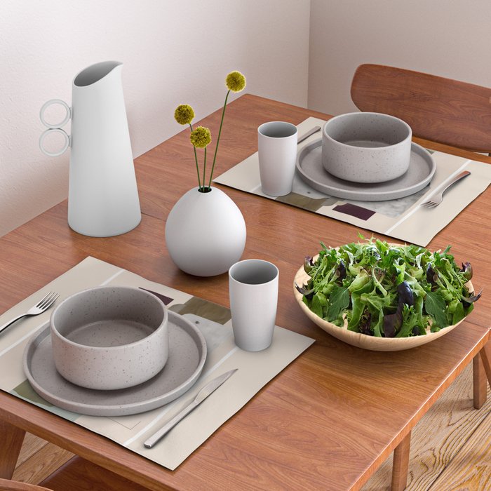 Soft Geometry III Placemat Gallery Image 2