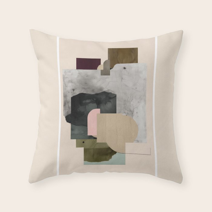 Soft Geometry III Throw Pillow Gallery Image 6