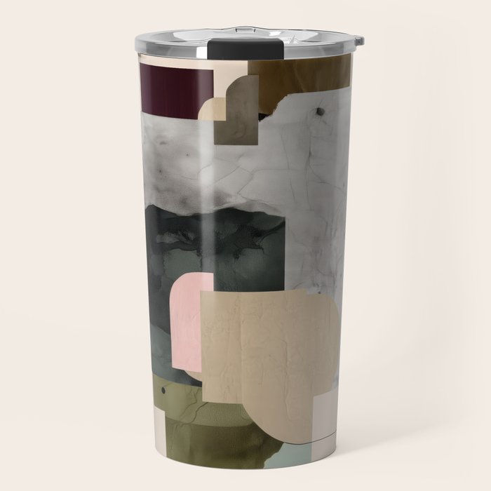 Soft Geometry III Travel Mug Gallery Image 1