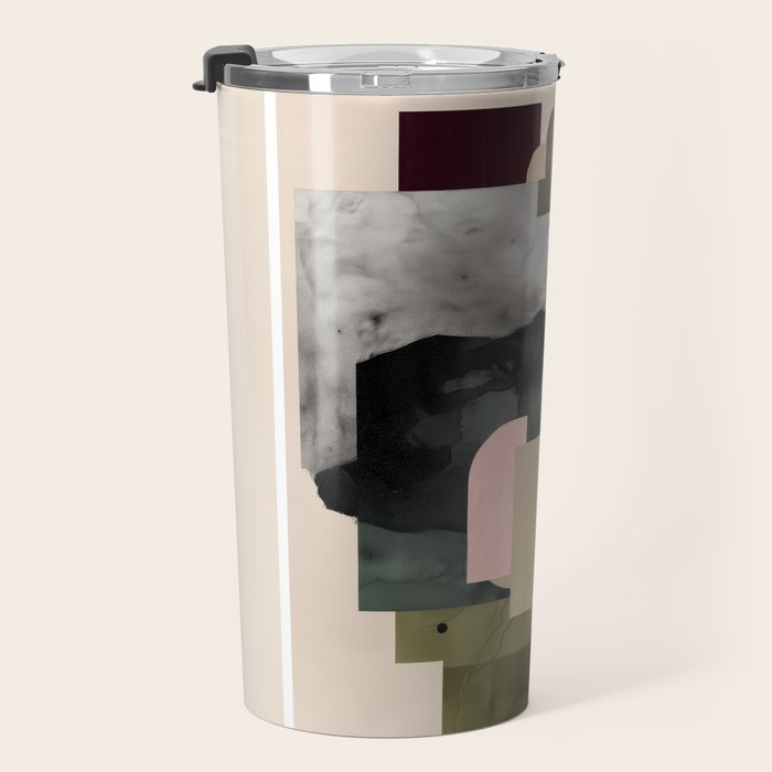 Soft Geometry III Travel Mug Gallery Image 3