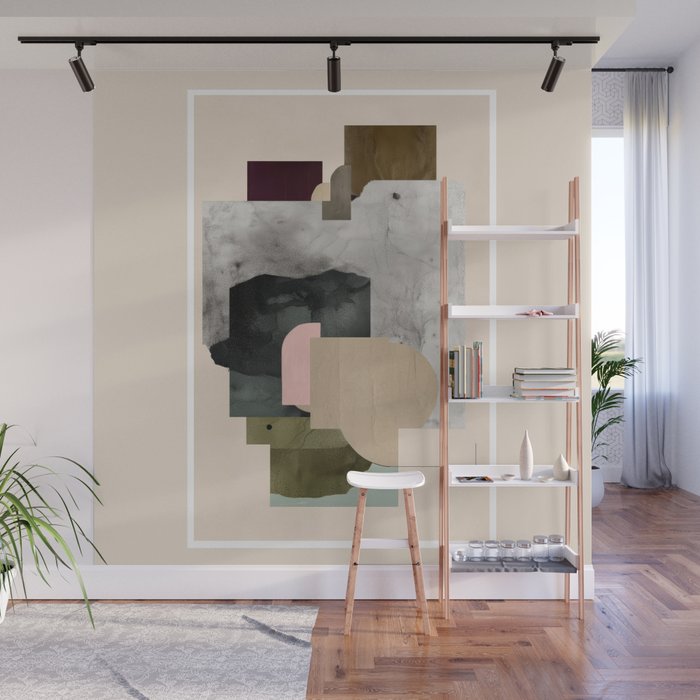 Soft Geometry III Wall Mural Gallery Image 1