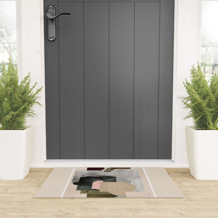 Soft Geometry III Welcome Mat Gallery Image 3