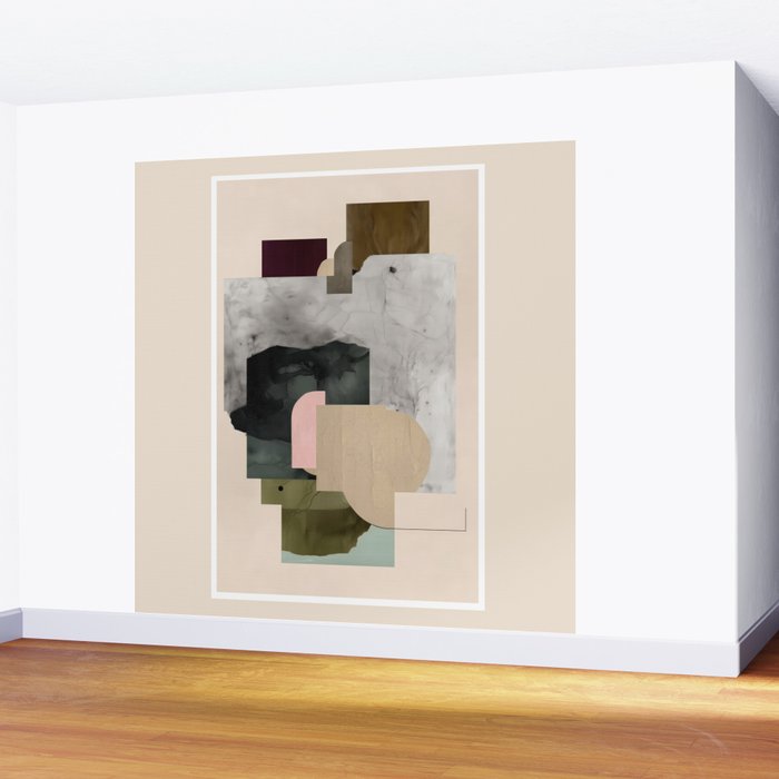 Soft Geometry III Wall Mural Gallery Image 2