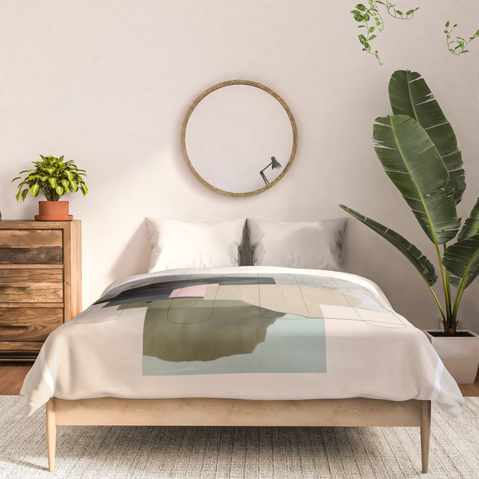 Soft Geometry III Comforter Gallery Image 3