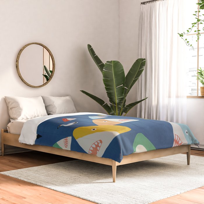 Shark Park Comforter Gallery Image 2
