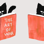 Cat reading book Coffee Mug Gallery Image 2