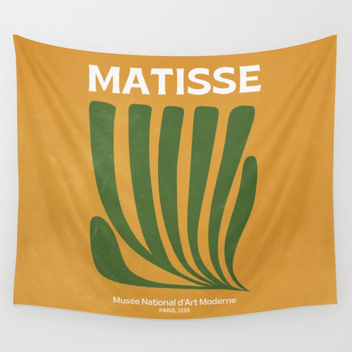 Golden Sunset: Paper Cutouts Matisse Edition  Wall Tapestry Gallery Image 1