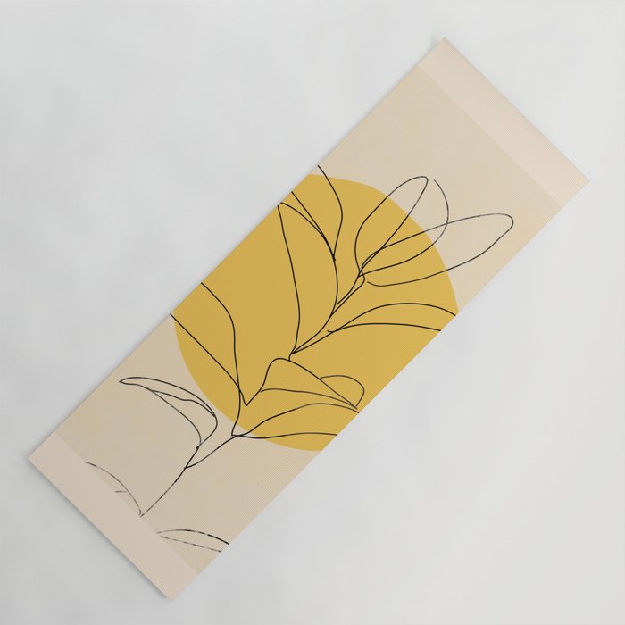 Abstract Art /Minimal Plant 3/2 Yoga Mat Gallery Image 1