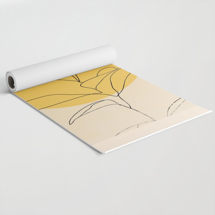Abstract Art /Minimal Plant 3/2 Yoga Mat Gallery Image 2