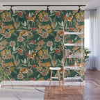 Deer in the autumn nature 22 Wall Mural Gallery Image 1