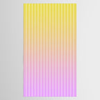 Ombre Arch IV Pink Yellow Sunrise Gradient Modern Geometric Lines Tablecloth Gallery Image 2