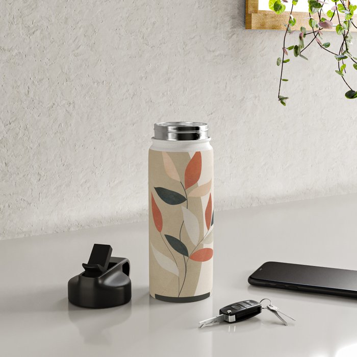 Line Through Abstractions 01 Water Bottle Gallery Image 4