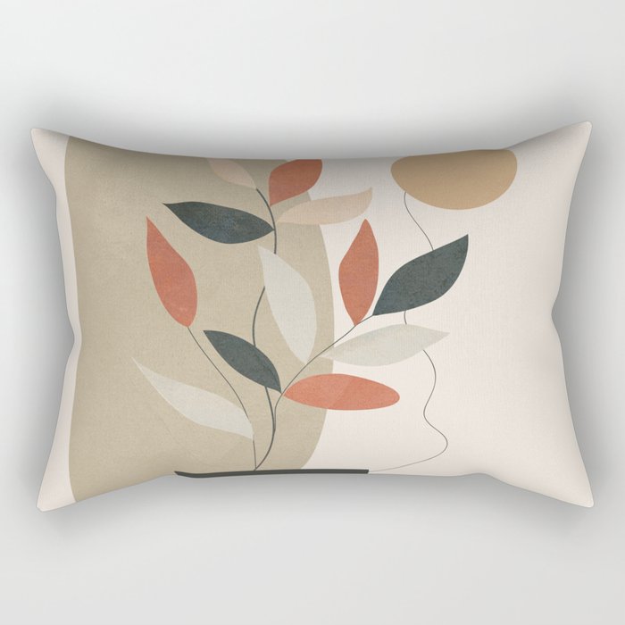 Line Through Abstractions 01 Rectangular Pillow Gallery Image 2