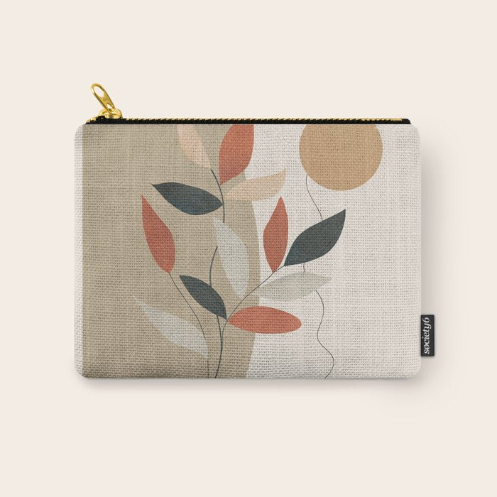 Line Through Abstractions 01 Carry All Pouch Gallery Image 1