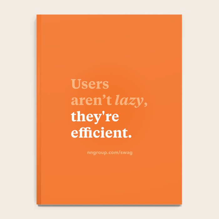 Users aren't lazy, they're efficient Notebook Gallery Image 4