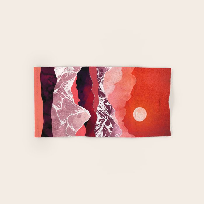 Scarlet Glow Bath Towel Gallery Image 1