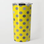 Polka Proton Yellow Travel Mug Gallery Image 1