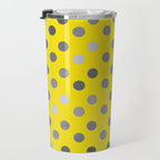 Polka Proton Yellow Travel Mug Gallery Image 3