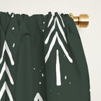 Pine Trees . Olive Window Curtain Gallery Image 2