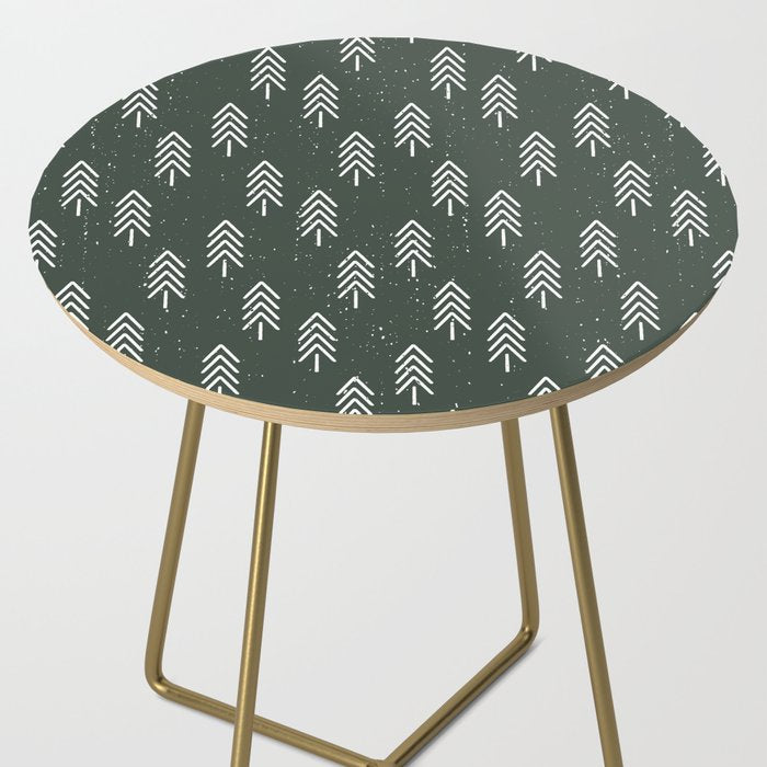 Pine Trees . Olive Side Table Gallery Image 2