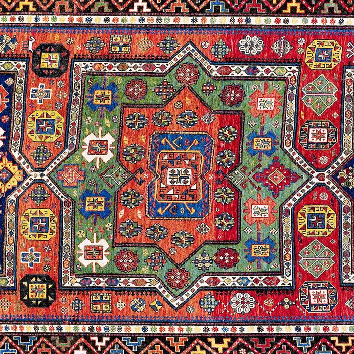 Kuba Sumakh East Caucasus Antique Rug Print Coffee Mug Gallery Image 2